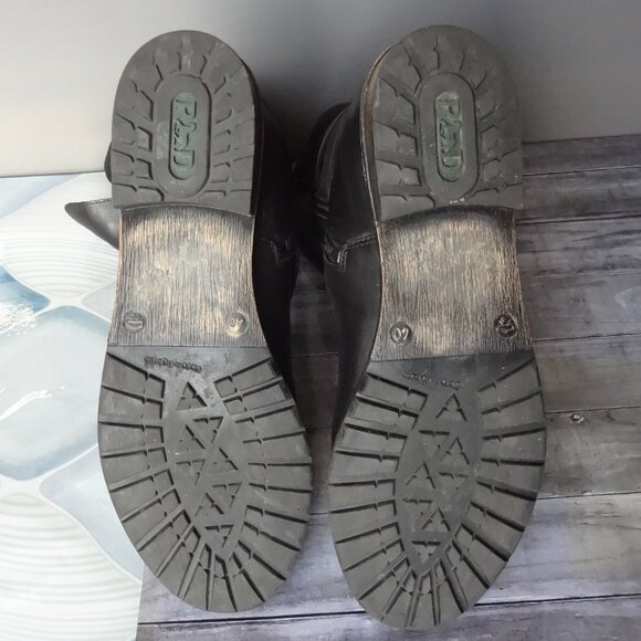 SIZE 40. Remonte Dorndorf black leather boots. - Picture 10 of 16